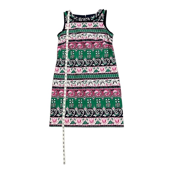 Talbots Fringe Trim Paisley Floral Sheath Dress - Size 6P - Preppy & Chic! - Picture 8 of 9